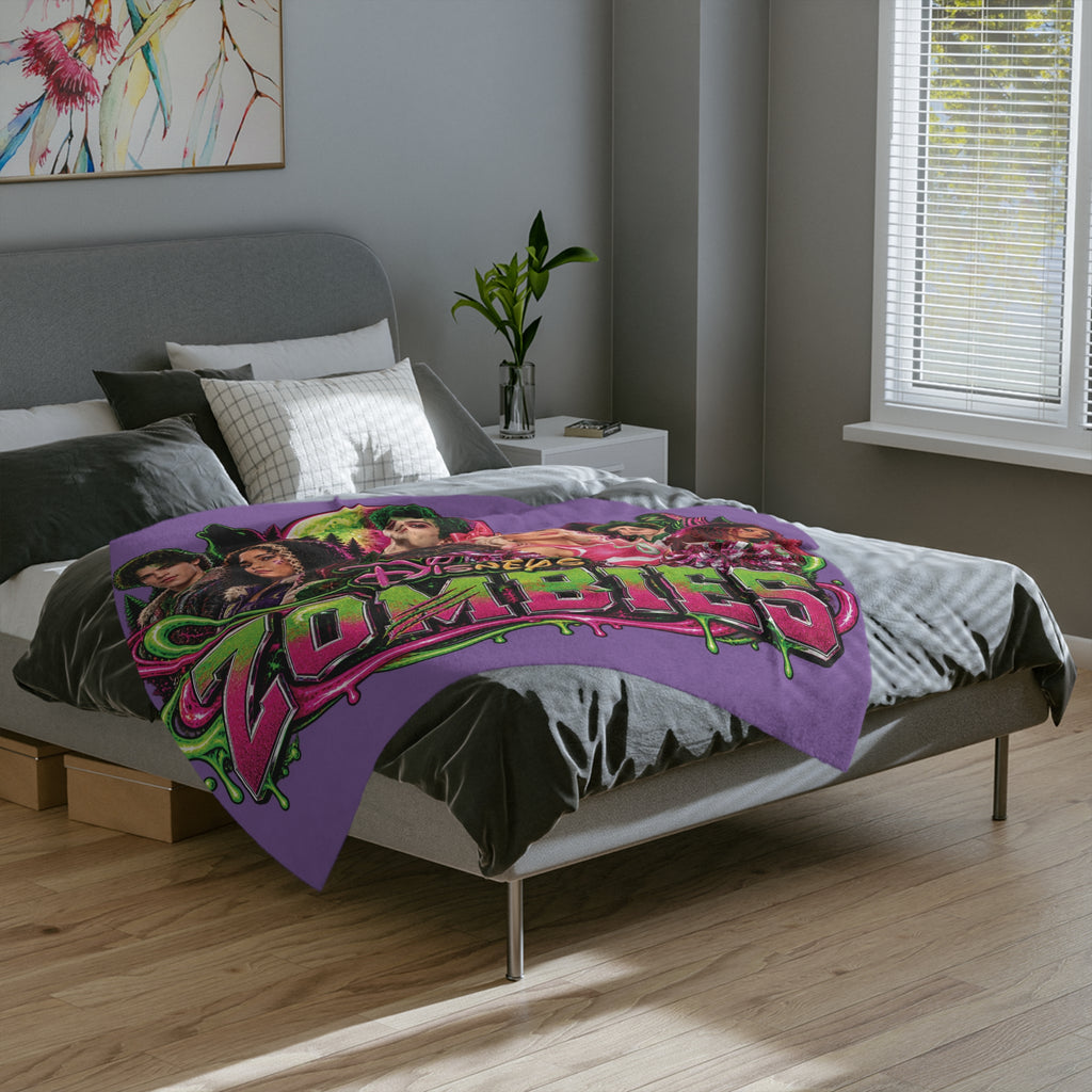 Zombies Characters Blanket | Velveteen Microfiber Blanket
