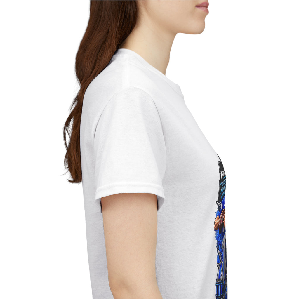 Detroit Football Graphic Tee | City Skyline, Players, Lions-Inspired Design