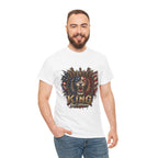 Patriotic Lion King tee | American Flag Crown graphic T-Shirt