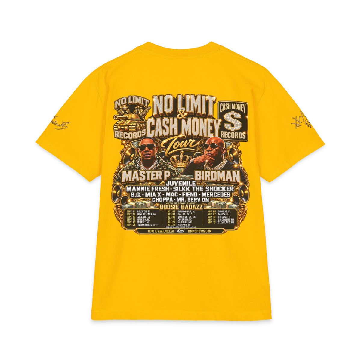 No Limit Cash Money Tour T-Shirt | The Legacy Tour Graphic Tee