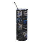 Roaring Lion Football Stainless Steel Tumbler, 20oz | Game Day Sports Design