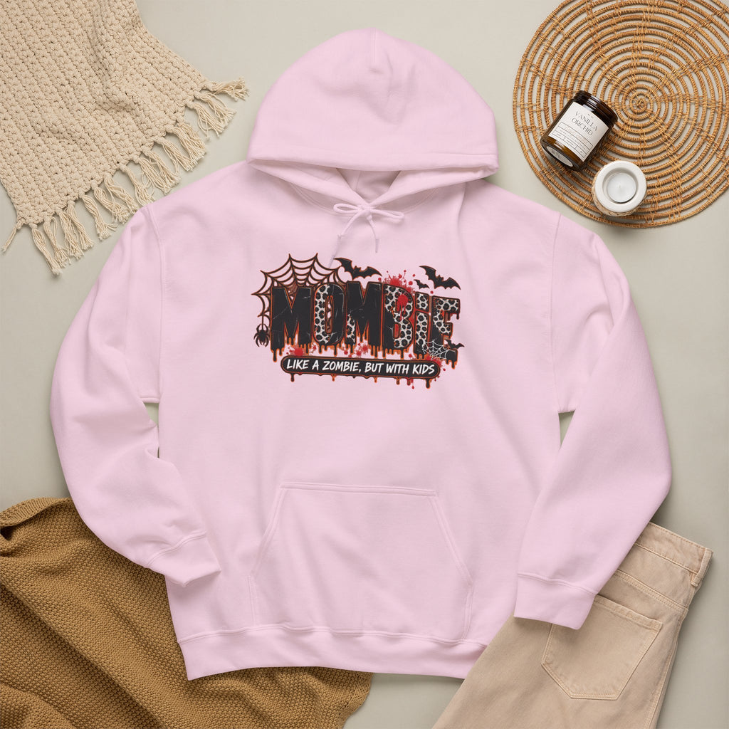 Mama Halloween Hoodie | spiderweb bats leopard print, spooky family mom sweatshirt