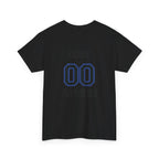 Detroit Lion Rider T-Shirt | Football Team Graphic Tee, Blue Mascot