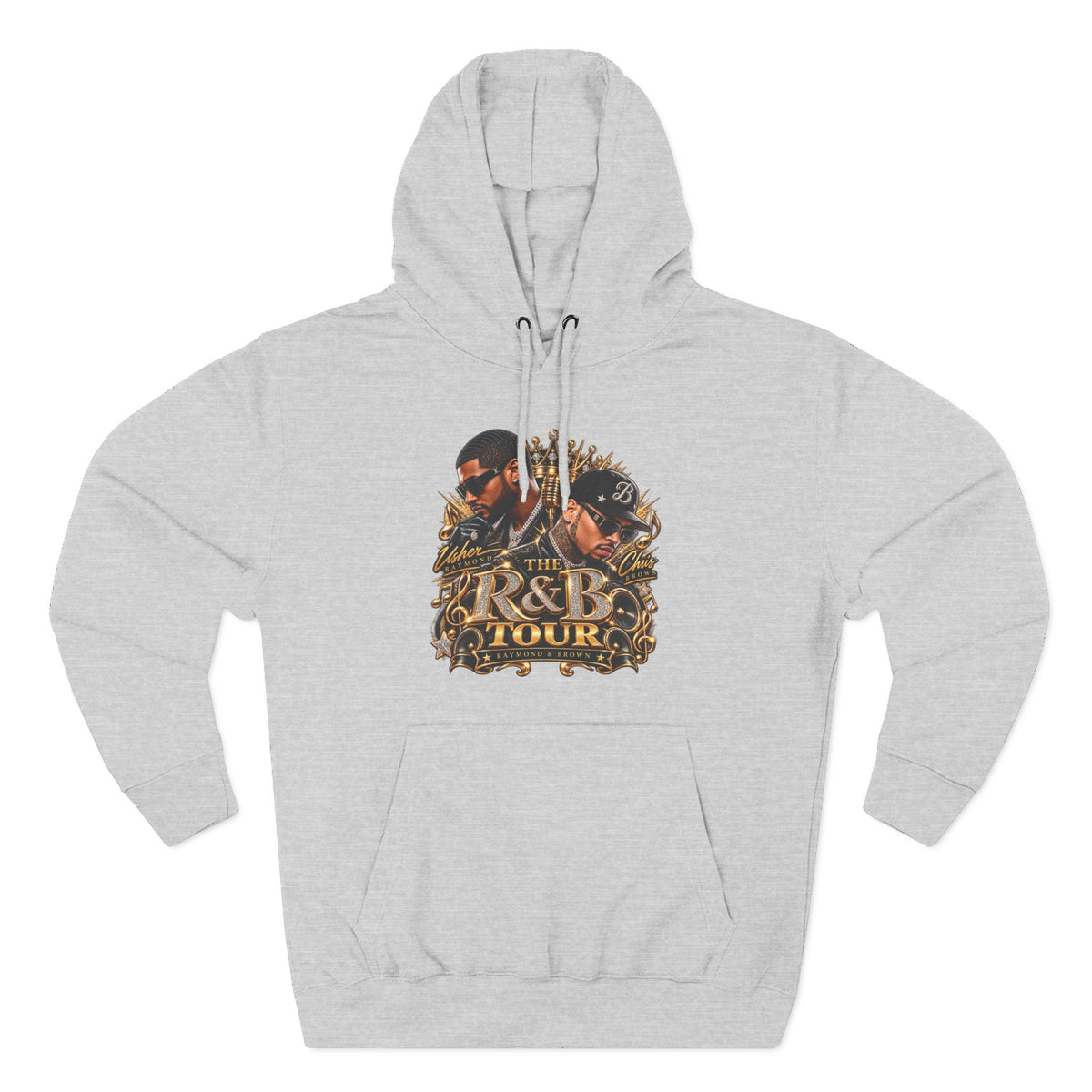 R&B Tour Graphic Hoodie | Music Concert Vintage Portraits