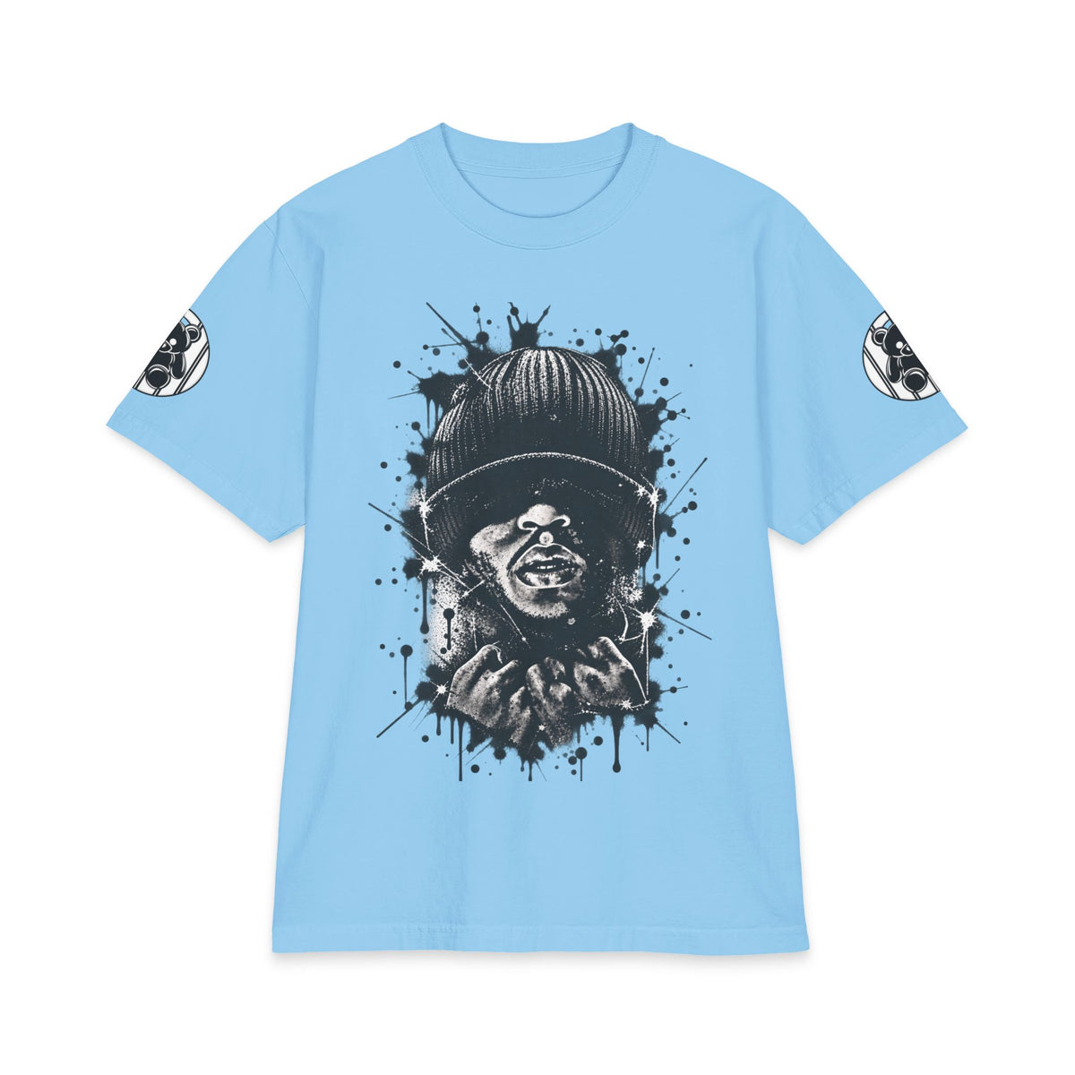 10 Years of 6lack Tour graphic T-Shirt | 6LACK portrait splash design