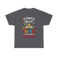 It Takes a Special Teacher Tee | Colorful Book & Flowers Teacher Shirt
