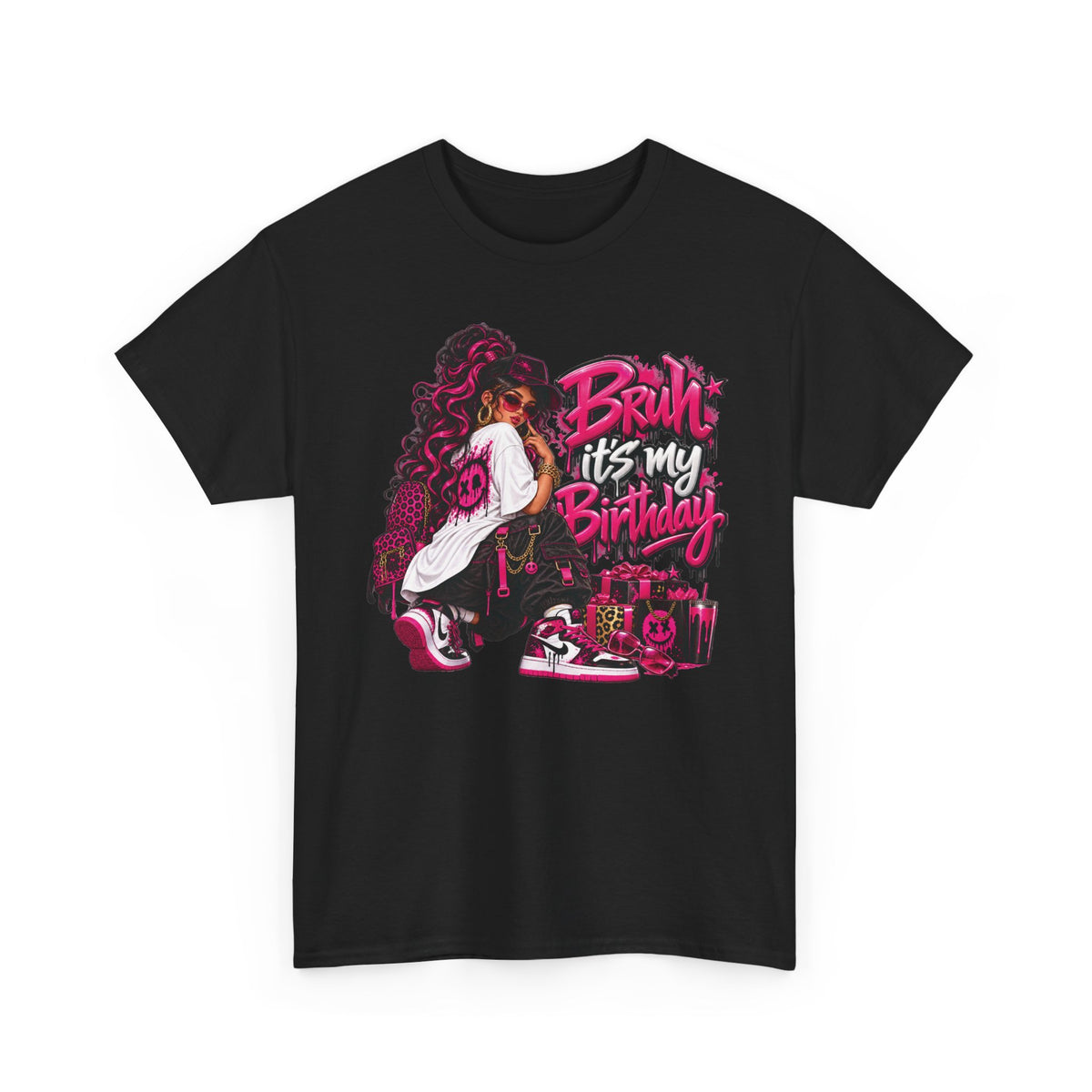 “Bruh, It’s My Birthday” Birthday Graphic T-Shirt