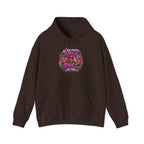 Girls Who Rock Roll Skate Hoodie | Retro Neon Skate Graphic