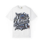 Detroit Script Skyline T-shirt | Cityscape Lettering Tee