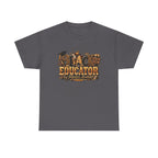 Black Educator by Popular Demand T-Shirt | Teacher School Icons Design