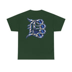 Detroit Basketball Lion Graphic Tee | City Streetball Detroit D Logo