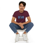 Graffiti 'Lover' Drip Design T-Shirt | Street Art Blue Black