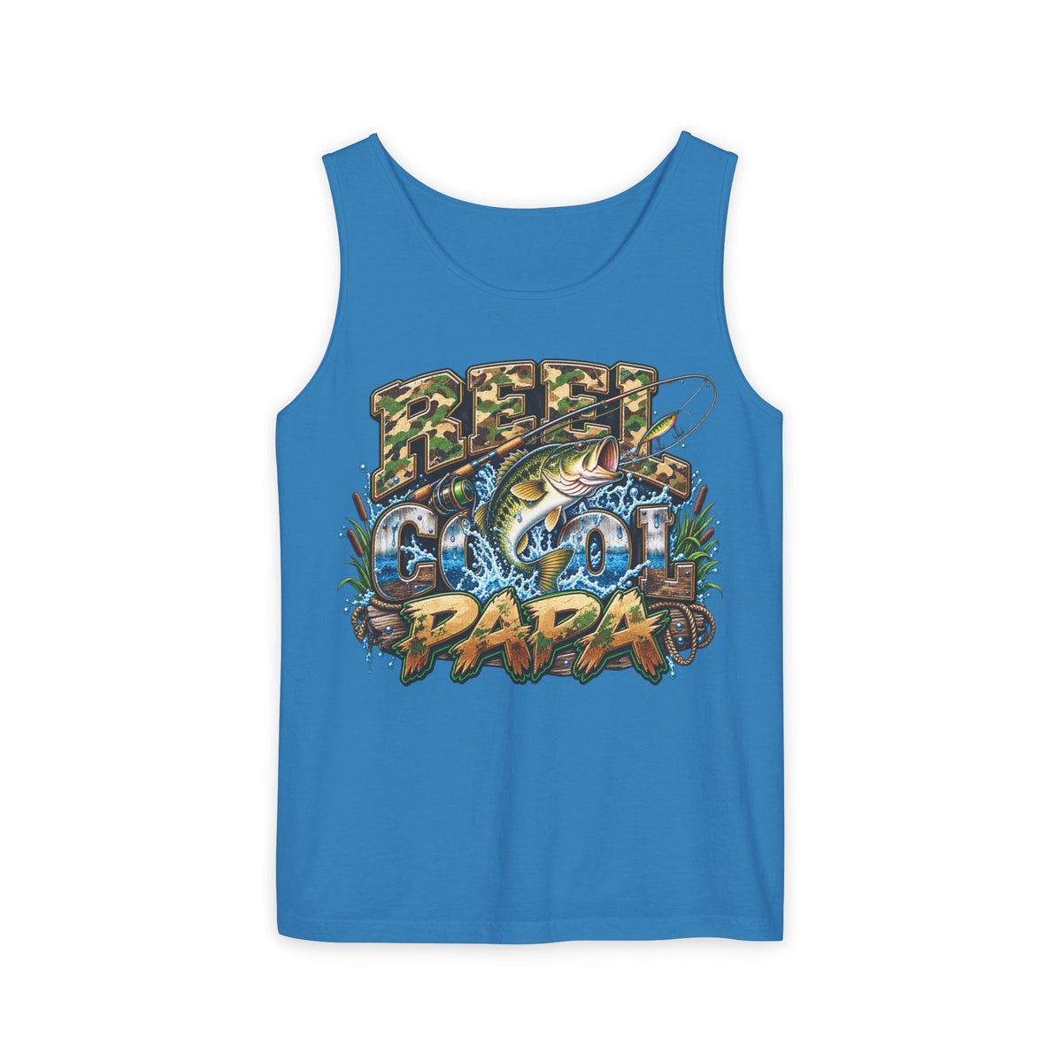 Big Fish Dad Tank Top | Fishing Graphic Tank