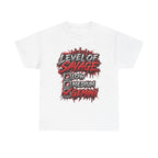 Level of Savage Gemini T-Shirt | Zodiac Astrology Tee, Detroit Graffiti Back