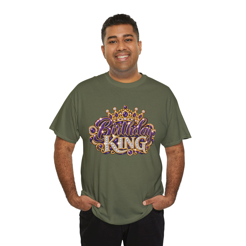 Birthday King Crown Graphic T-Shirt