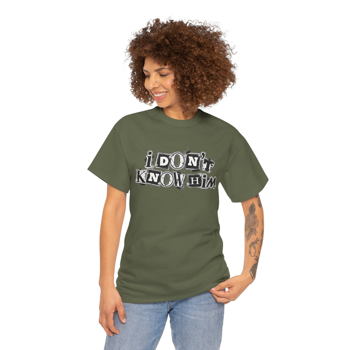 I Don’t Know Him Couples Statement T-Shirt