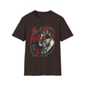 Posty Singer Portrait T-Shirt | Concert Mic Illustration, Red Black Grunge