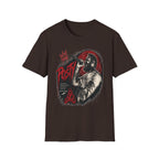 Posty Singer Portrait T-Shirt | Concert Mic Illustration, Red Black Grunge