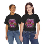 All The Pretty Girls Roll Like This T-Shirt | Pink Graffiti Cannabis Hands Design
