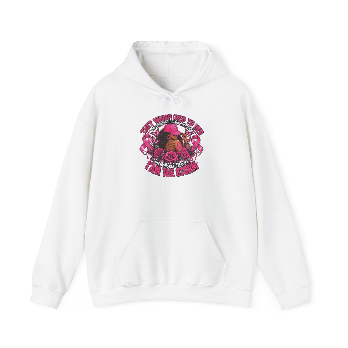 I am the storm, Breast cancer awareness hoodie.