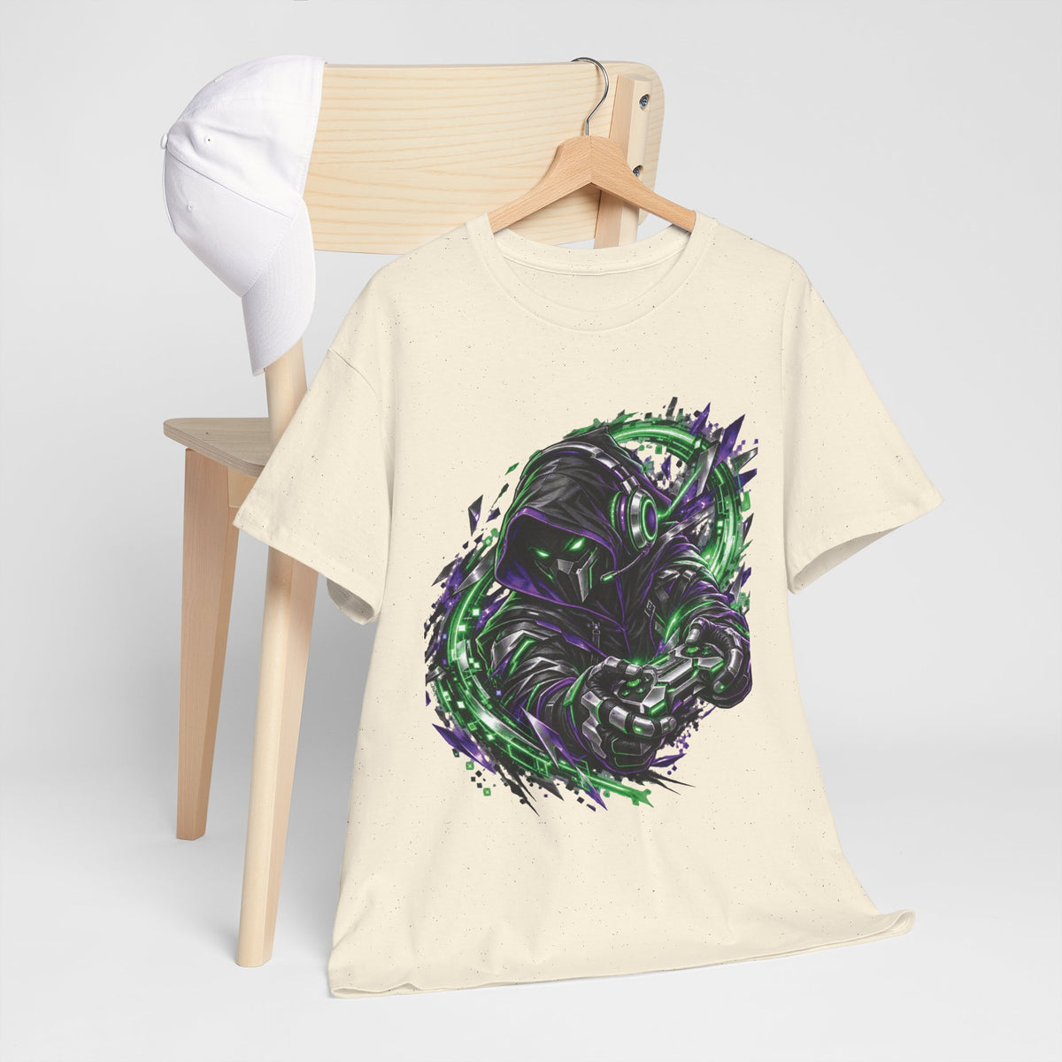 Dark Fantasy Samurai Warrior Video Game T-Shirt