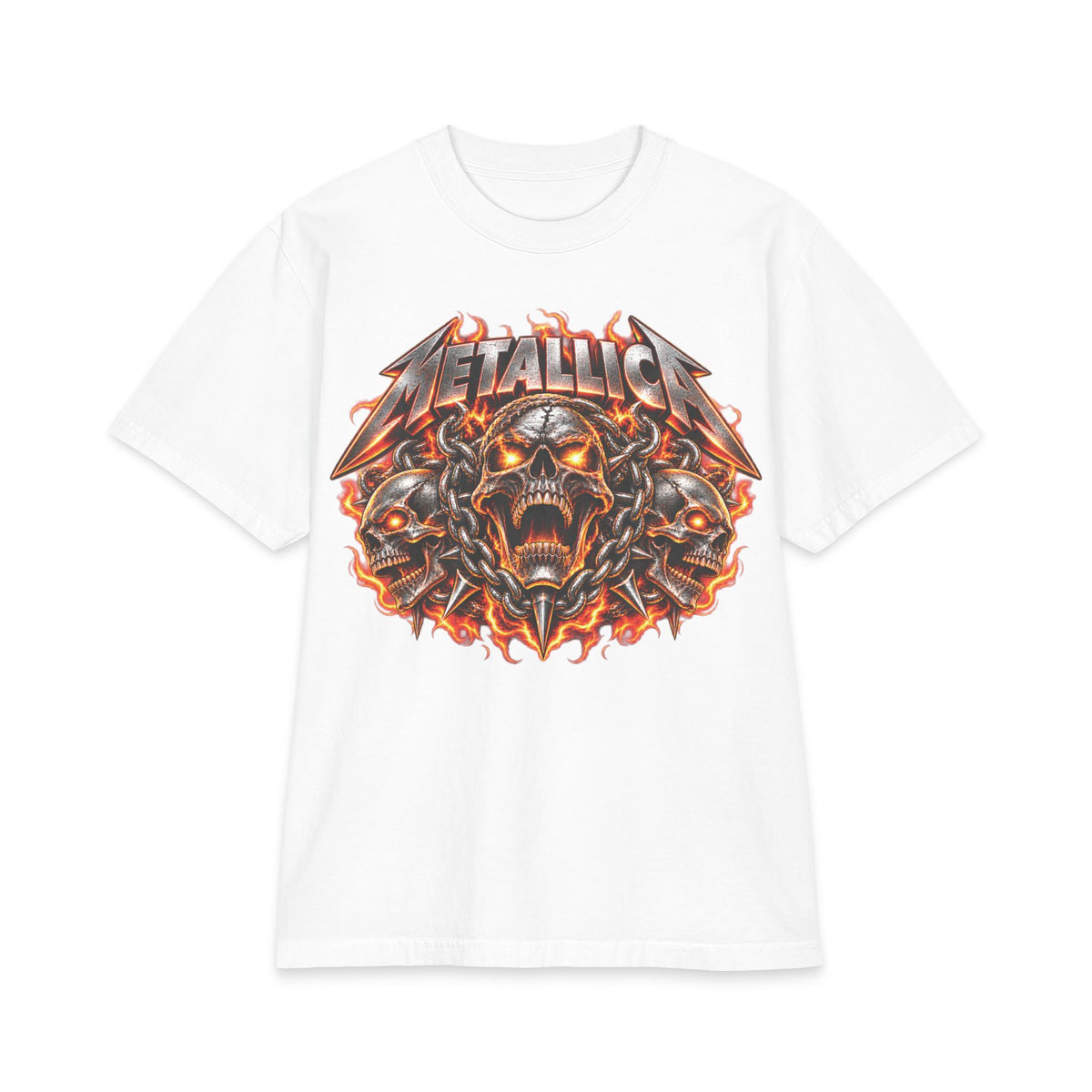 Metallica Skull and Snake T-Shirt | Rock Band Graphic Tee
