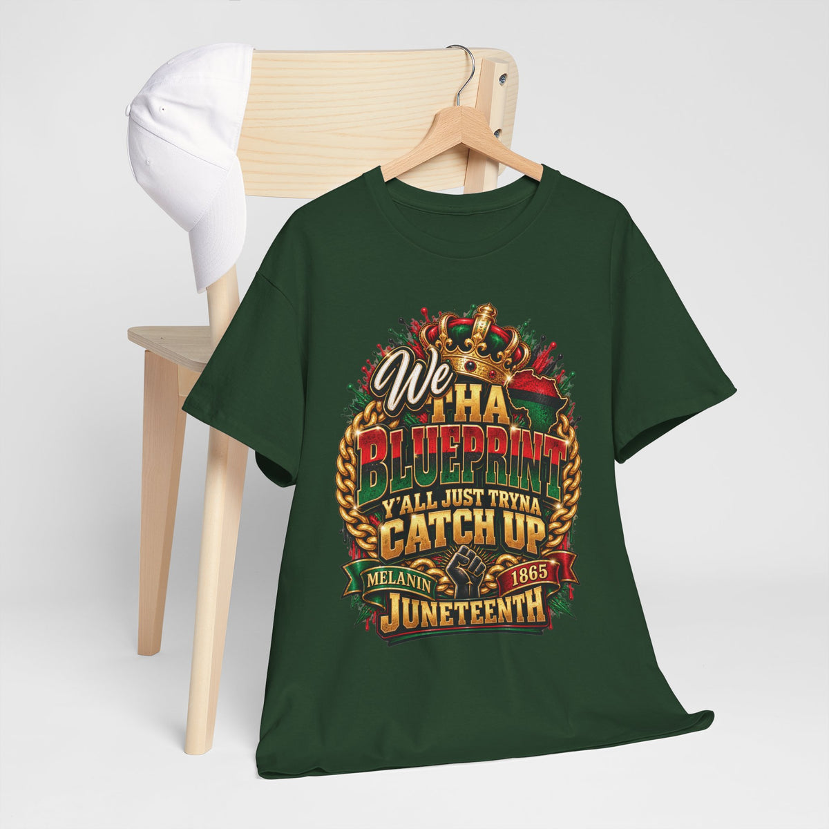 We Have the Blueprint Y'all Just Tryna Catch Up Juneteenth Tee | Melanin 1865