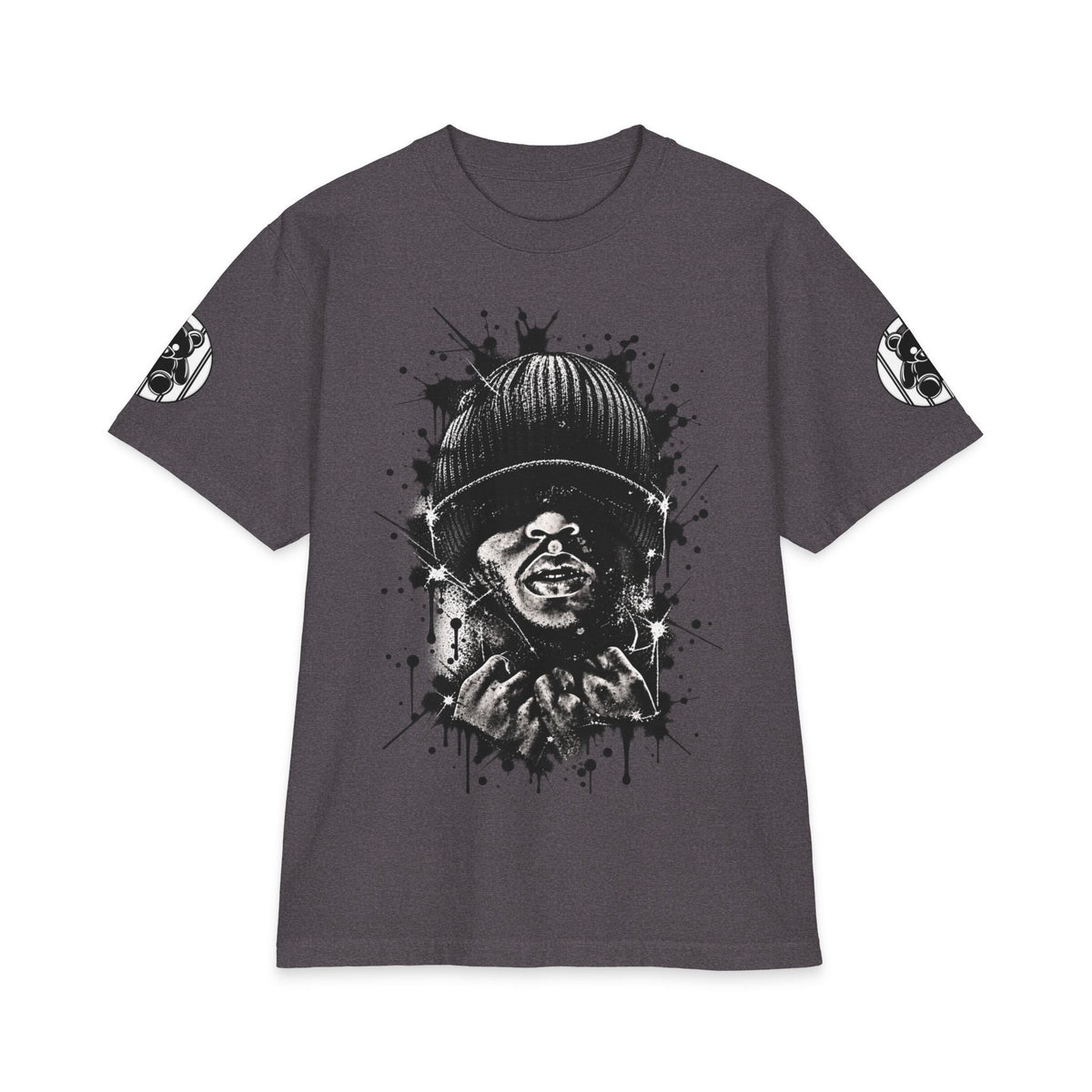 10 Years of 6lack Tour graphic T-Shirt | 6LACK portrait splash design