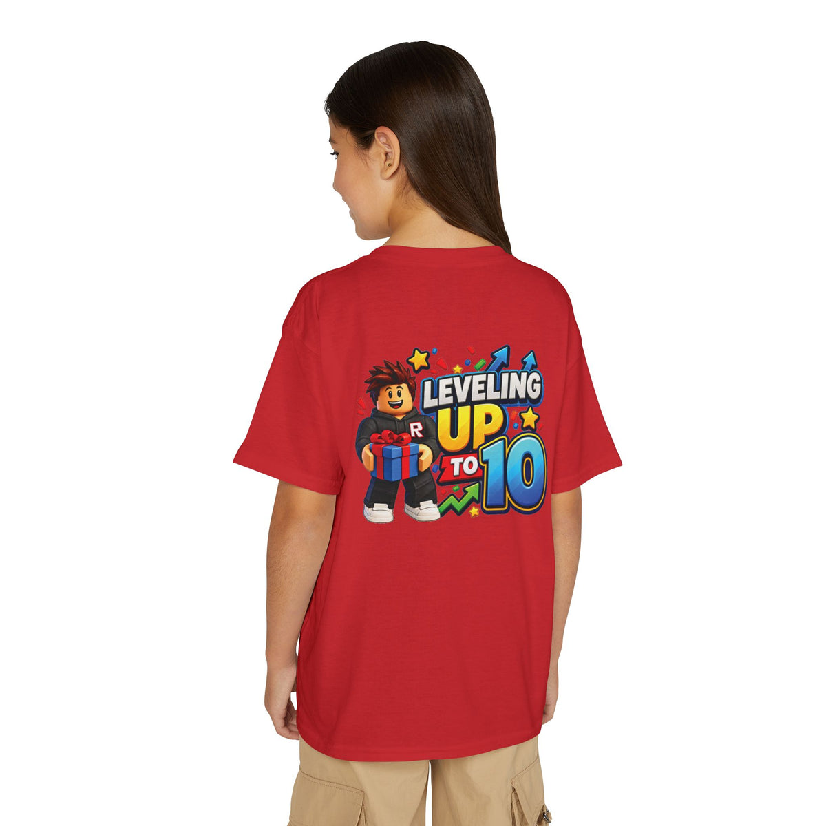 Roblox Birthday Leveling Up to 10 Youth T-Shirt