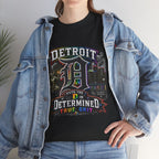 Detroit D Skyline Determined True Grit T-Shirt | City Pride Tee