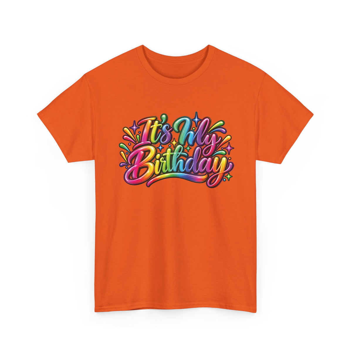 It’s My Birthday Colorful Celebration T-Shirt