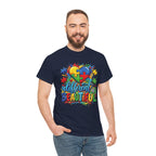 Different Is Beautiful Autism Puzzle Heart T-Shirt | Neurodiversity Awareness Tee