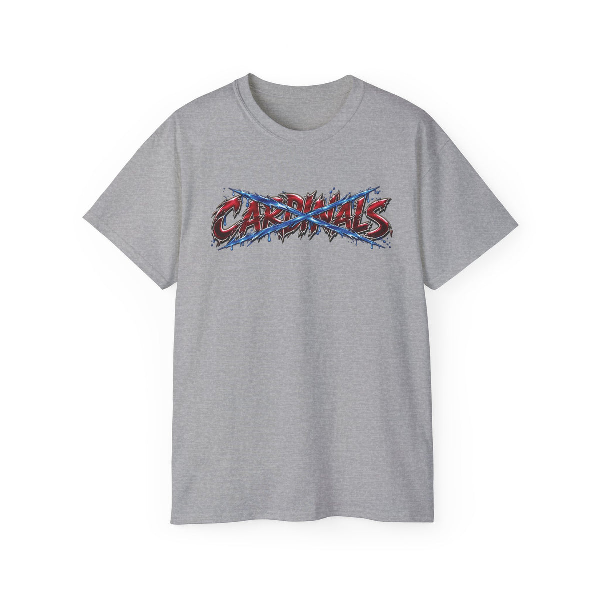 Detroit vs Arizona Rivalry Graphic Tee | Lions vs Cardinals Illustration, Bold Lettering