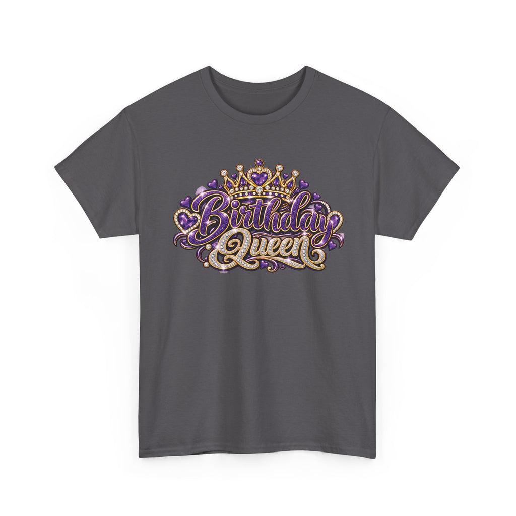 Birthday Purple Queen Graphic T-Shirt