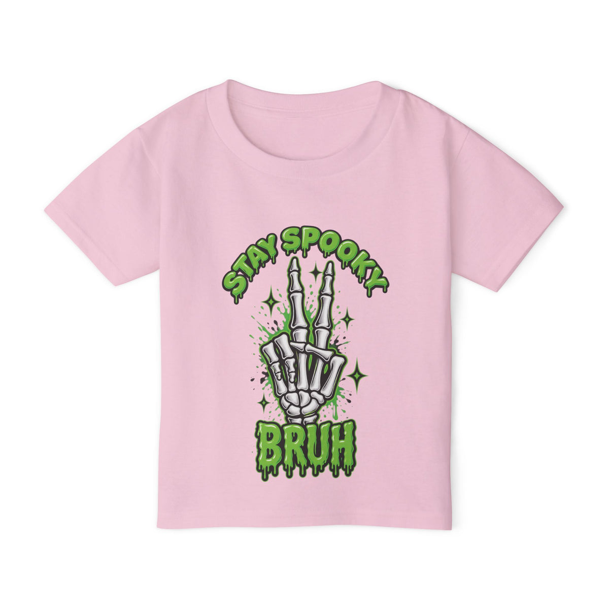 Stay Spooky Bruh toddler t-shirt | Skeleton hand graphic, Halloween kids top