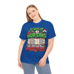 12 Days of Nursing T-Shirt | Funny Nurse Christmas Tee, Needs to Pee Design