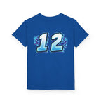Fortnite Birthday Battle Begins Youth T-Shirt – Custom Number 12