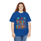 Teacher of Little Things T-Shirt | Colorful Dr. Seuss Style Kids Classroom Tee