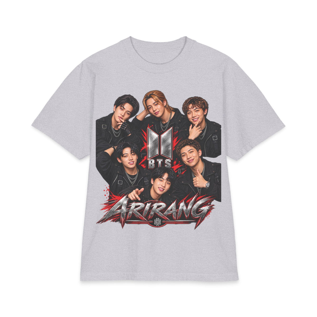 BTS K-Pop Band Portrait Tee | Graphic T-Shirt