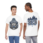 Detroit Lion Skull Beanie Tee | 313 Drip City Skyline T-Shirt