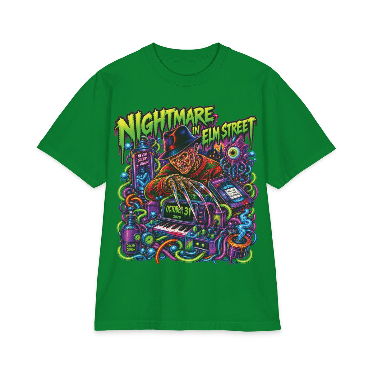 Nightmare on Elm Street Freddy Krueger T-Shirt | Horror Movie Tee