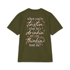 M Wallen Portrait Tee | Country Music Shirt, Lyrics Back Print