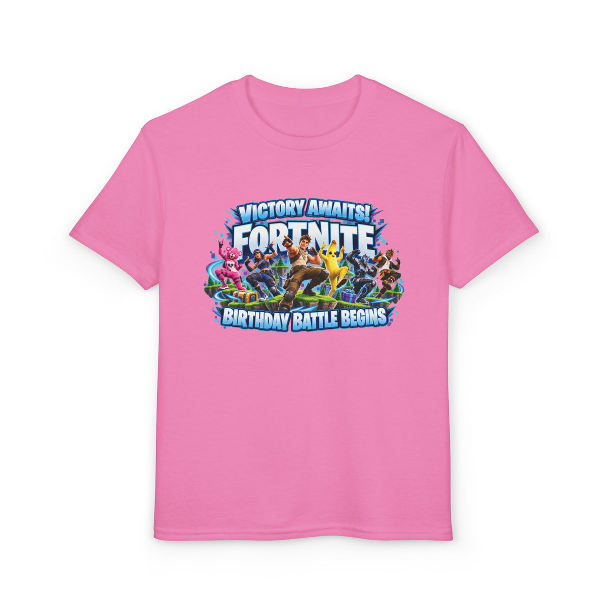 Fortnite Victory Awaits Birthday Battle Youth T-Shirt