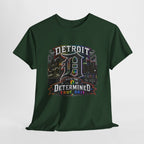 Detroit D Skyline Determined True Grit T-Shirt | City Pride Tee