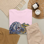 Detroit Michigan Lion Cityscape Graphic T-Shirt