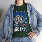 Detroit Pride Comes Before the Fall Lion Graphic T-Shirt