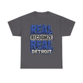 Real Recognize Real Detroit T-Shirt | Detroit Pride Tee, Urban Text Design