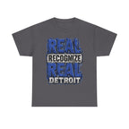 Real Recognize Real Detroit T-Shirt | Detroit Pride Tee, Urban Text Design