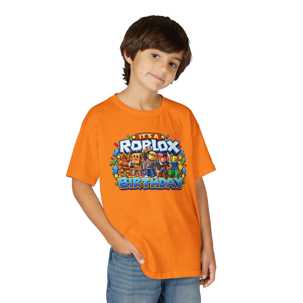 Roblox Birthday Leveling Up 9 Youth T-Shirt