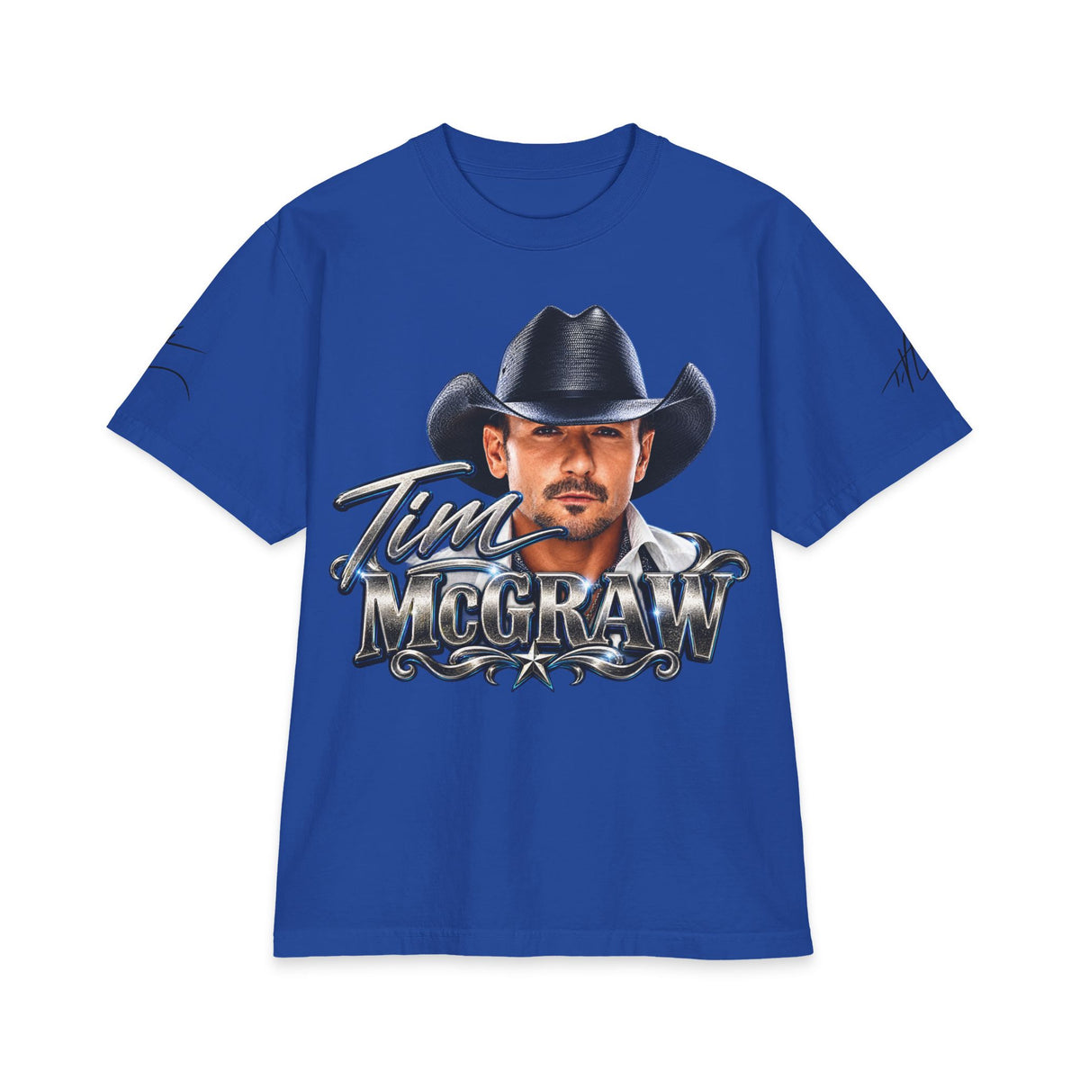 Country Singer Portrait McGraw Graphic Tee | Western Cowboy T-Shirt